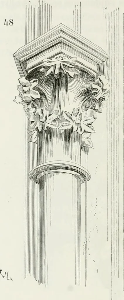An illustration from Dictionnaire raisonné de l'architecture française du XIe au XVIe siècle, 1875, leaf 543
