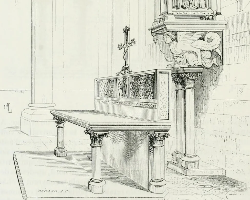 An illustration from Dictionnaire raisonné de l'architecture française du XIe au XVIe siècle, 1875, leaf 55