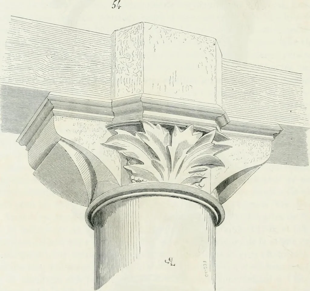 An illustration from Dictionnaire raisonné de l'architecture française du XIe au XVIe siècle, 1875, leaf 551