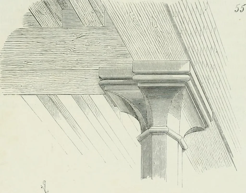 An illustration from Dictionnaire raisonné de l'architecture française du XIe au XVIe siècle, 1875, leaf 552