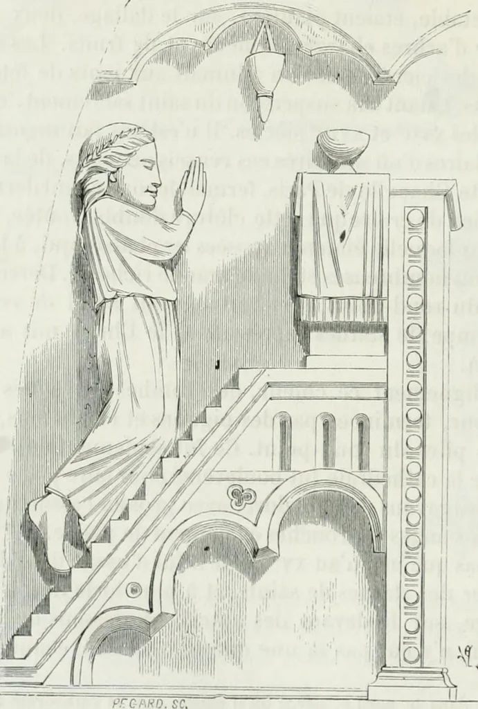 An illustration from Dictionnaire raisonné de l'architecture française du XIe au XVIe siècle, 1875, leaf 63