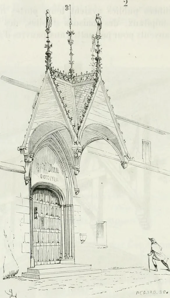 An illustration from Dictionnaire raisonné de l'architecture française du XIe au XVIe siècle, 1875, leaf 67