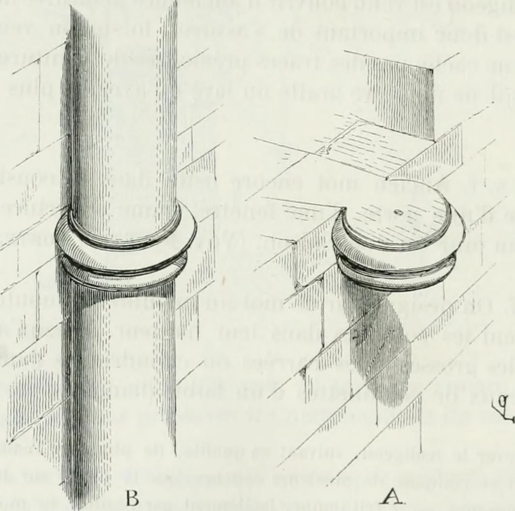 An illustration from Dictionnaire raisonné de l'architecture française du XIe au XVIe siècle, 1875, leaf 69