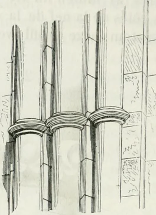 An illustration from Dictionnaire raisonné de l'architecture française du XIe au XVIe siècle, 1875, leaf 71