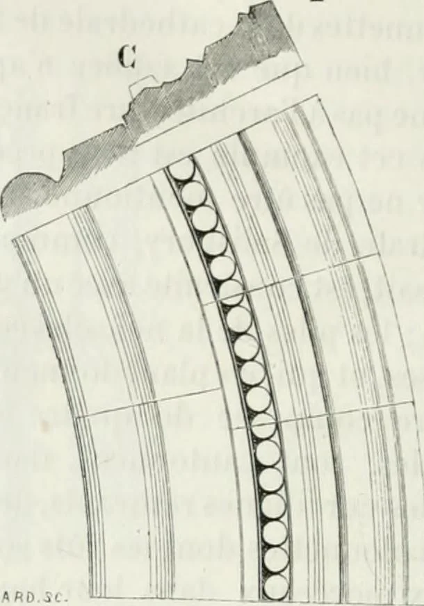 An illustration from Dictionnaire raisonné de l'architecture française du XIe au XVIe siècle, 1875, leaf 73
