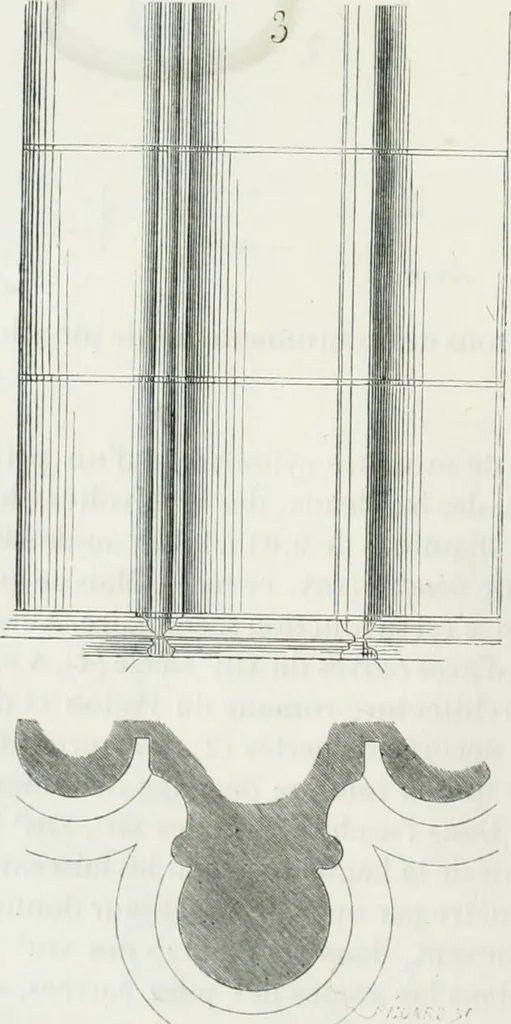 An illustration from Dictionnaire raisonné de l'architecture française du XIe au XVIe siècle, 1875, leaf 73