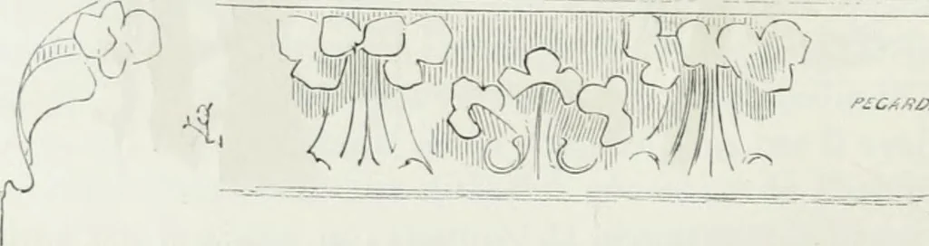 An illustration from Dictionnaire raisonné de l'architecture française du XIe au XVIe siècle, 1875, leaf 95