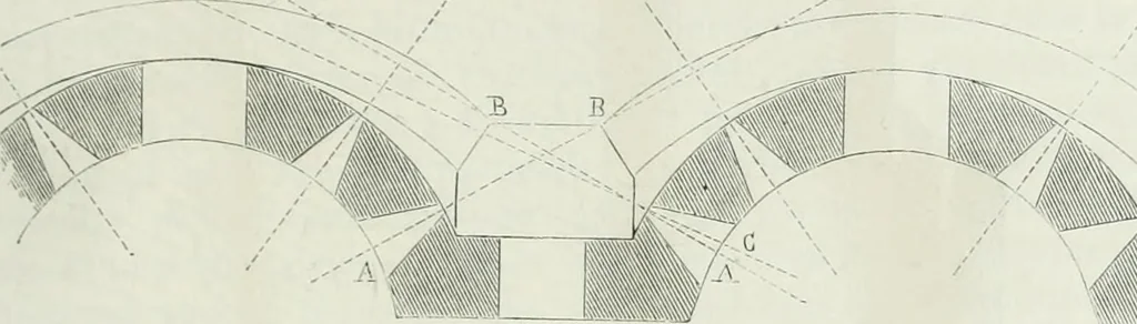 An illustration from Dictionnaire raisonné de l'architecture française du XIe au XVIe siècle, 1875, leaf 100