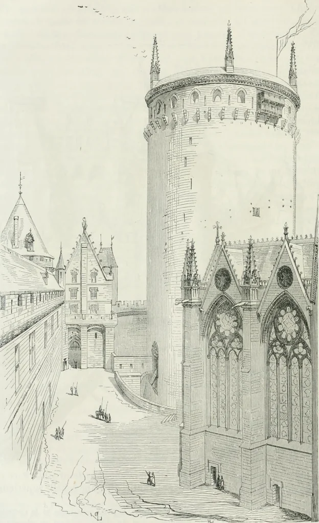 An illustration from Dictionnaire raisonné de l'architecture française du XIe au XVIe siècle, 1875, leaf 125
