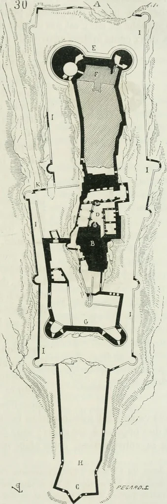 An illustration from Dictionnaire raisonné de l'architecture française du XIe au XVIe siècle, 1875, leaf 178