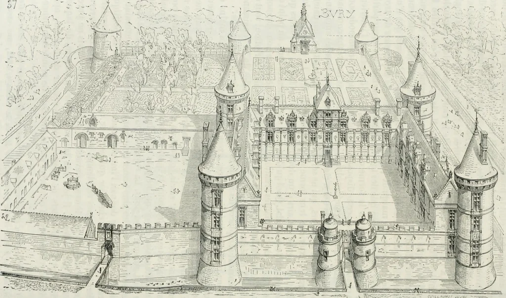 An illustration from Dictionnaire raisonné de l'architecture française du XIe au XVIe siècle, 1875, leaf 193