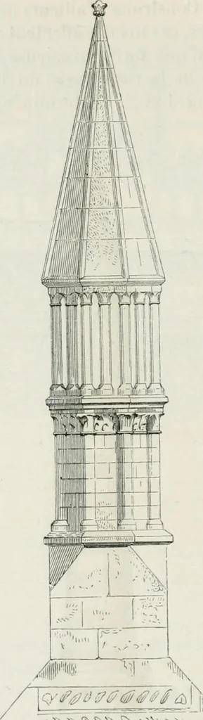 An illustration from Dictionnaire raisonné de l'architecture française du XIe au XVIe siècle, 1875, leaf 219