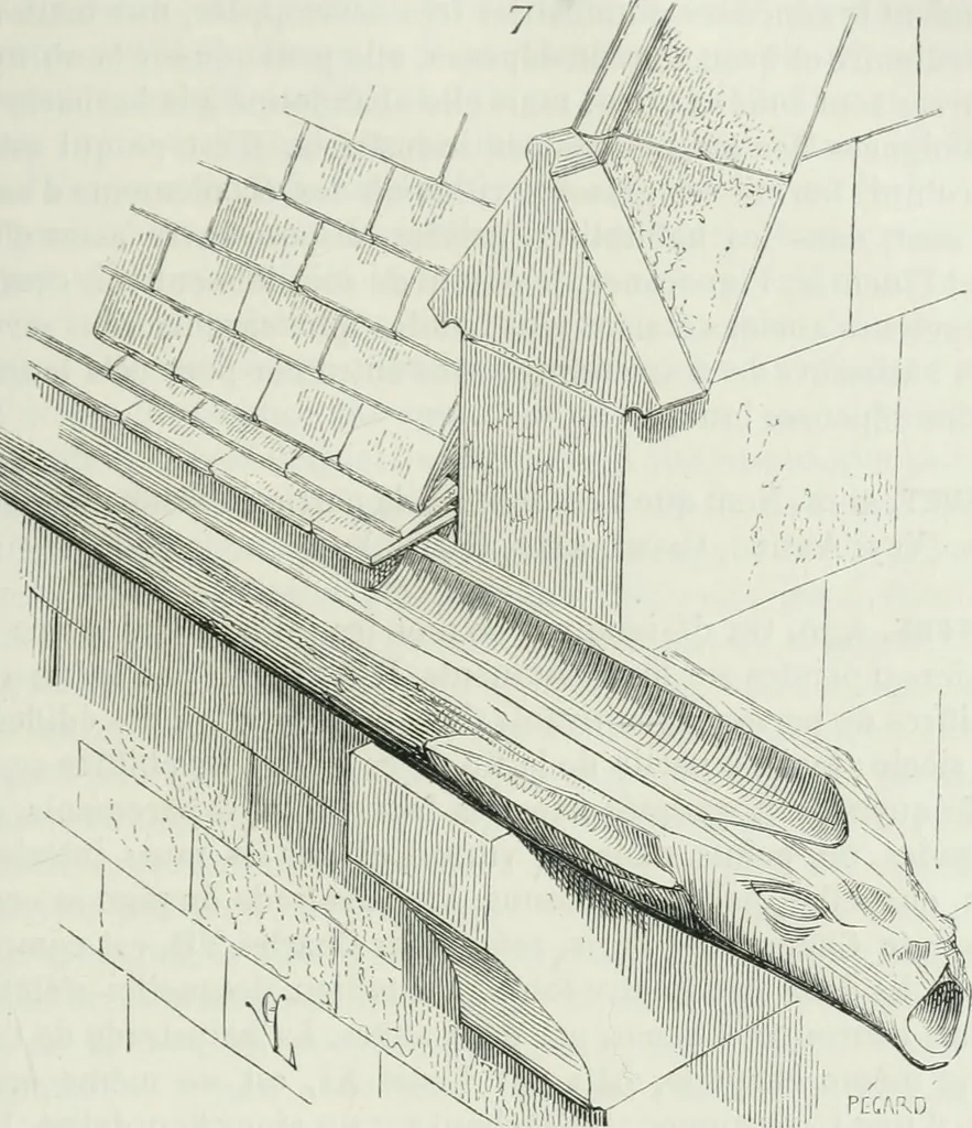 An illustration from Dictionnaire raisonné de l'architecture française du XIe au XVIe siècle, 1875, leaf 234