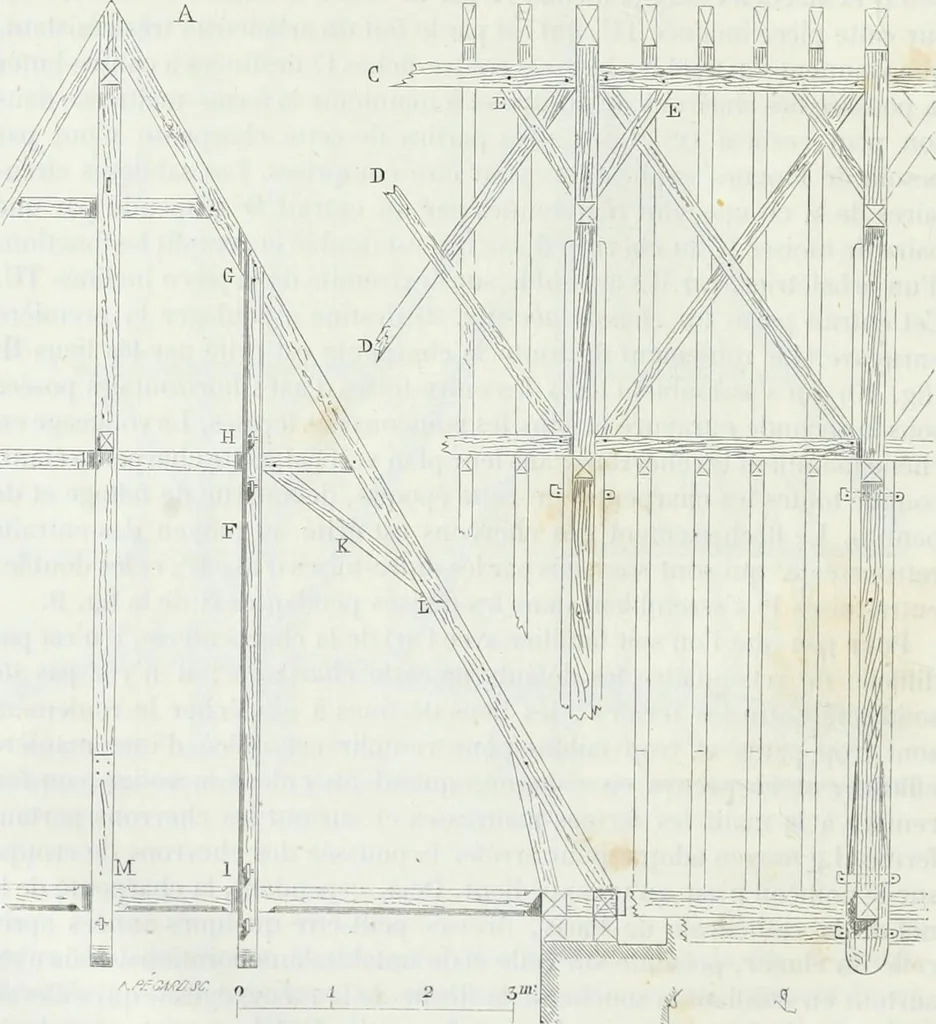 An illustration from Dictionnaire raisonné de l'architecture française du XIe au XVIe siècle, 1875, leaf 25
