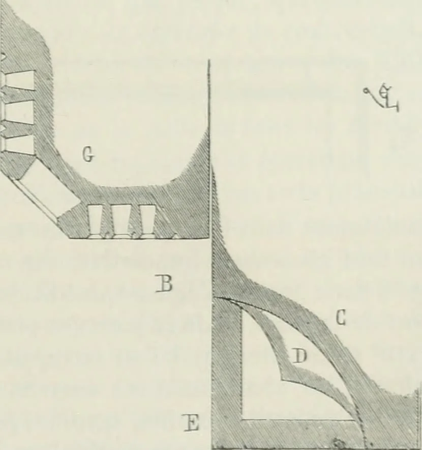 An illustration from Dictionnaire raisonné de l'architecture française du XIe au XVIe siècle, 1875, leaf 262