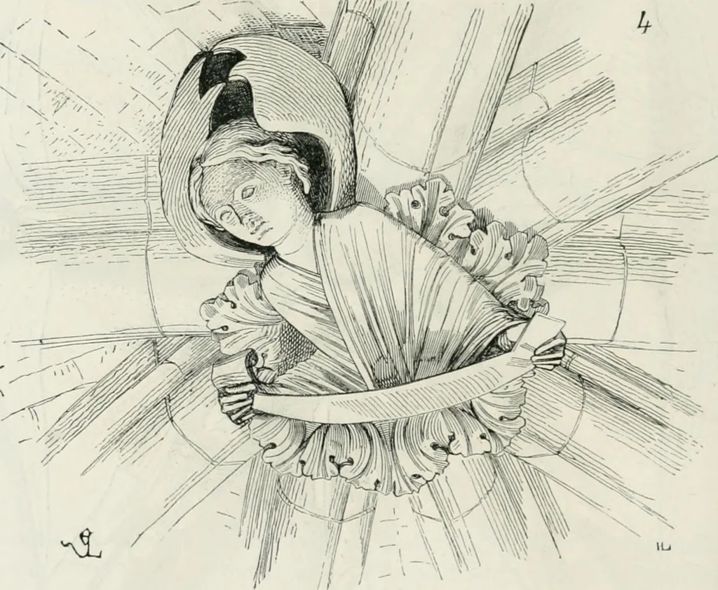 An illustration from Dictionnaire raisonné de l'architecture française du XIe au XVIe siècle, 1875, leaf 269