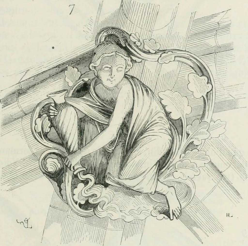 An illustration from Dictionnaire raisonné de l'architecture française du XIe au XVIe siècle, 1875, leaf 272