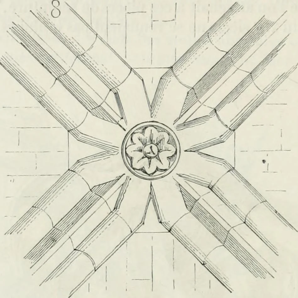 An illustration from Dictionnaire raisonné de l'architecture française du XIe au XVIe siècle, 1875, leaf 273