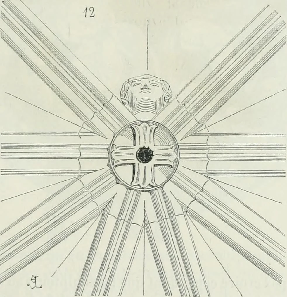An illustration from Dictionnaire raisonné de l'architecture française du XIe au XVIe siècle, 1875, leaf 274