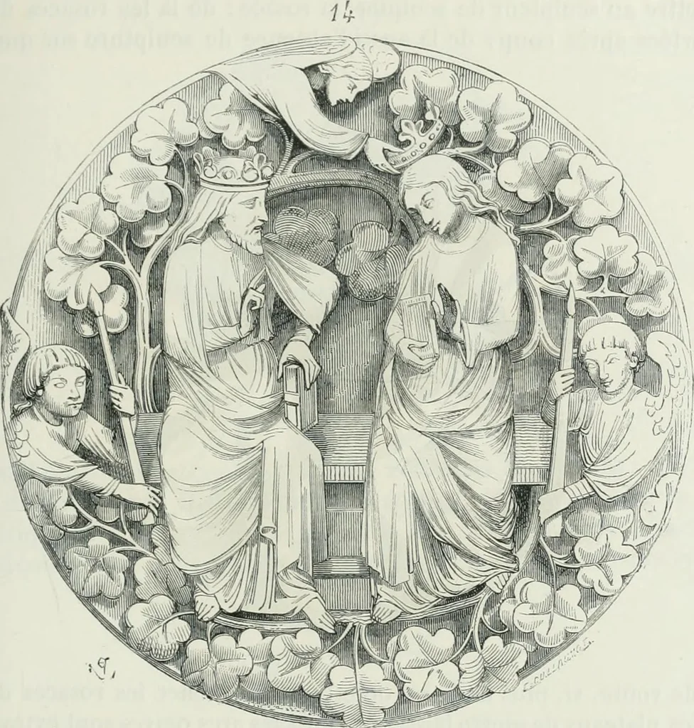 An illustration from Dictionnaire raisonné de l'architecture française du XIe au XVIe siècle, 1875, leaf 276