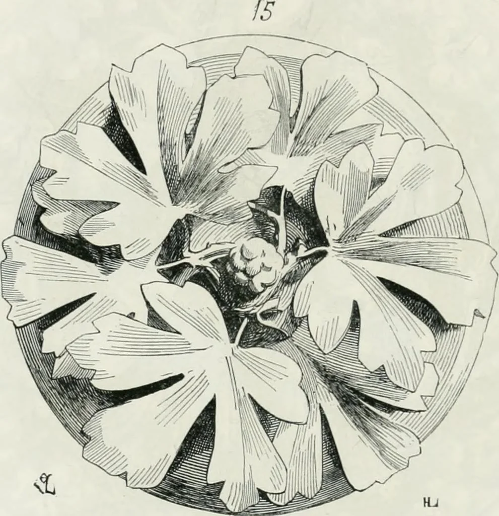 An illustration from Dictionnaire raisonné de l'architecture française du XIe au XVIe siècle, 1875, leaf 277
