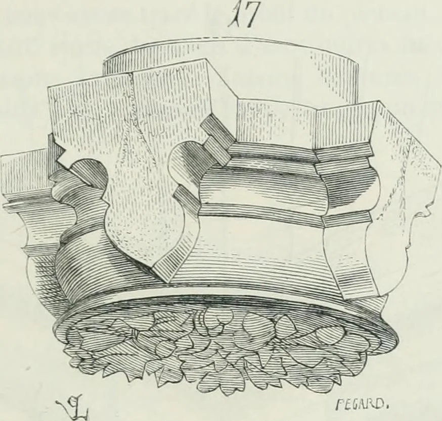 An illustration from Dictionnaire raisonné de l'architecture française du XIe au XVIe siècle, 1875, leaf 278