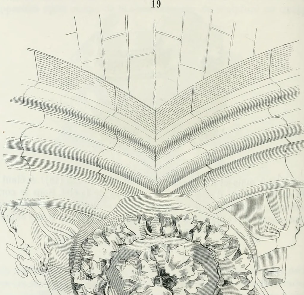 An illustration from Dictionnaire raisonné de l'architecture française du XIe au XVIe siècle, 1875, leaf 279