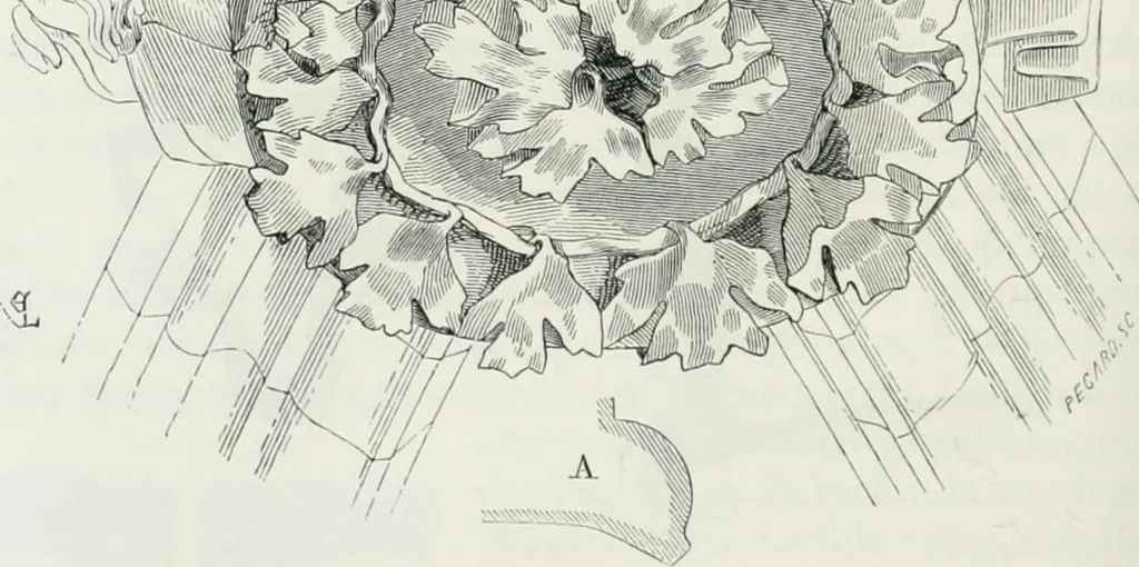 An illustration from Dictionnaire raisonné de l'architecture française du XIe au XVIe siècle, 1875, leaf 279