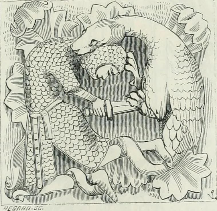 An illustration from Dictionnaire raisonné de l'architecture française du XIe au XVIe siècle, 1875, leaf 286