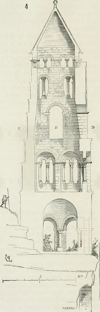 An illustration from Dictionnaire raisonné de l'architecture française du XIe au XVIe siècle, 1875, leaf 301