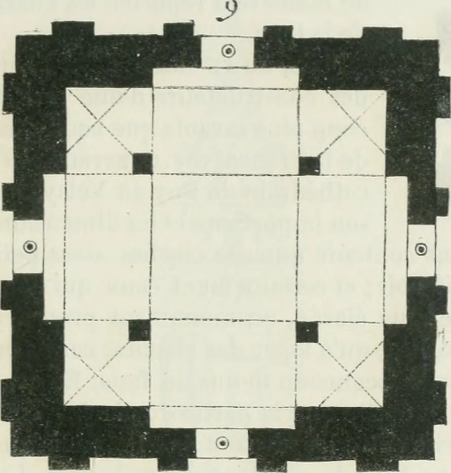 An illustration from Dictionnaire raisonné de l'architecture française du XIe au XVIe siècle, 1875, leaf 308