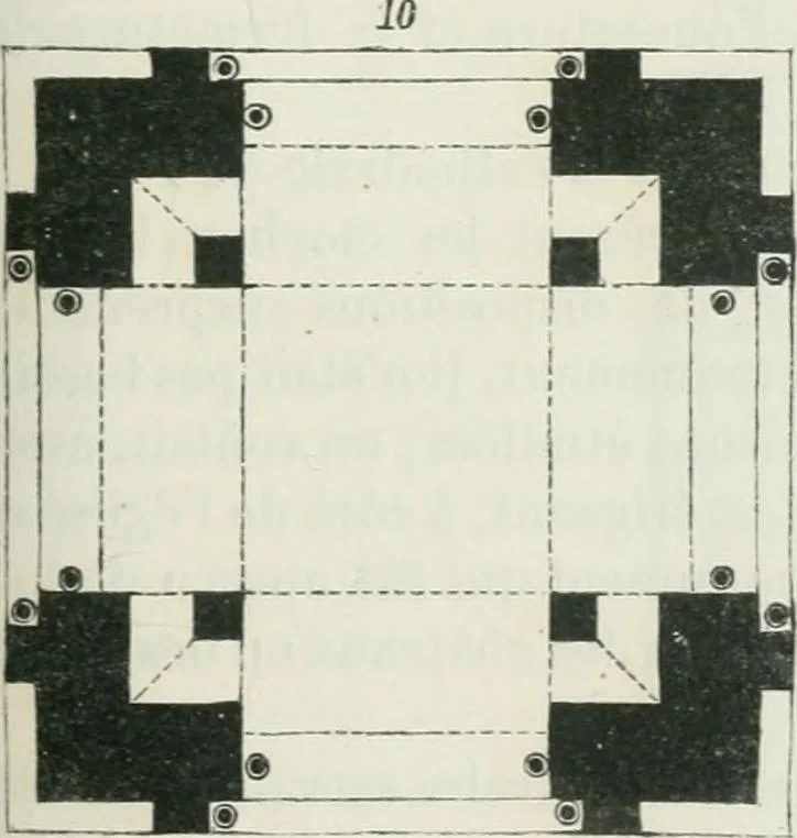 An illustration from Dictionnaire raisonné de l'architecture française du XIe au XVIe siècle, 1875, leaf 308