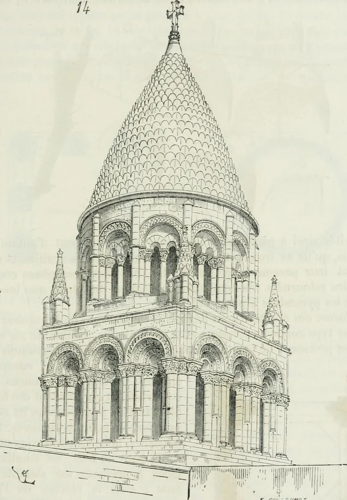 An illustration from Dictionnaire raisonné de l'architecture française du XIe au XVIe siècle, 1875, leaf 314