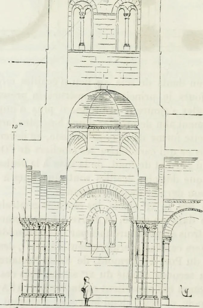An illustration from Dictionnaire raisonné de l'architecture française du XIe au XVIe siècle, 1875, leaf 317