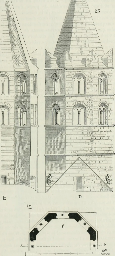 An illustration from Dictionnaire raisonné de l'architecture française du XIe au XVIe siècle, 1875, leaf 326