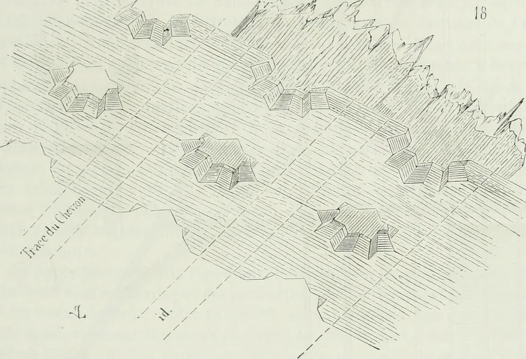 An illustration from Dictionnaire raisonné de l'architecture française du XIe au XVIe siècle, 1875, leaf 34