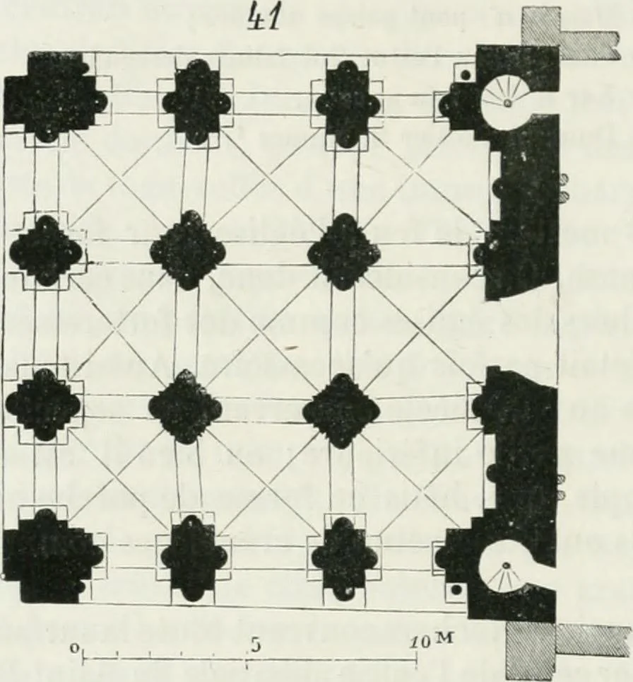 An illustration from Dictionnaire raisonné de l'architecture française du XIe au XVIe siècle, 1875, leaf 345