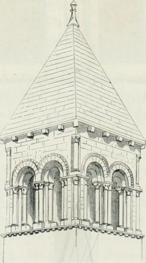 An illustration from Dictionnaire raisonné de l'architecture française du XIe au XVIe siècle, 1875, leaf 353