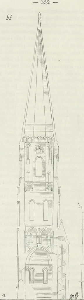 An illustration from Dictionnaire raisonné de l'architecture française du XIe au XVIe siècle, 1875, leaf 361