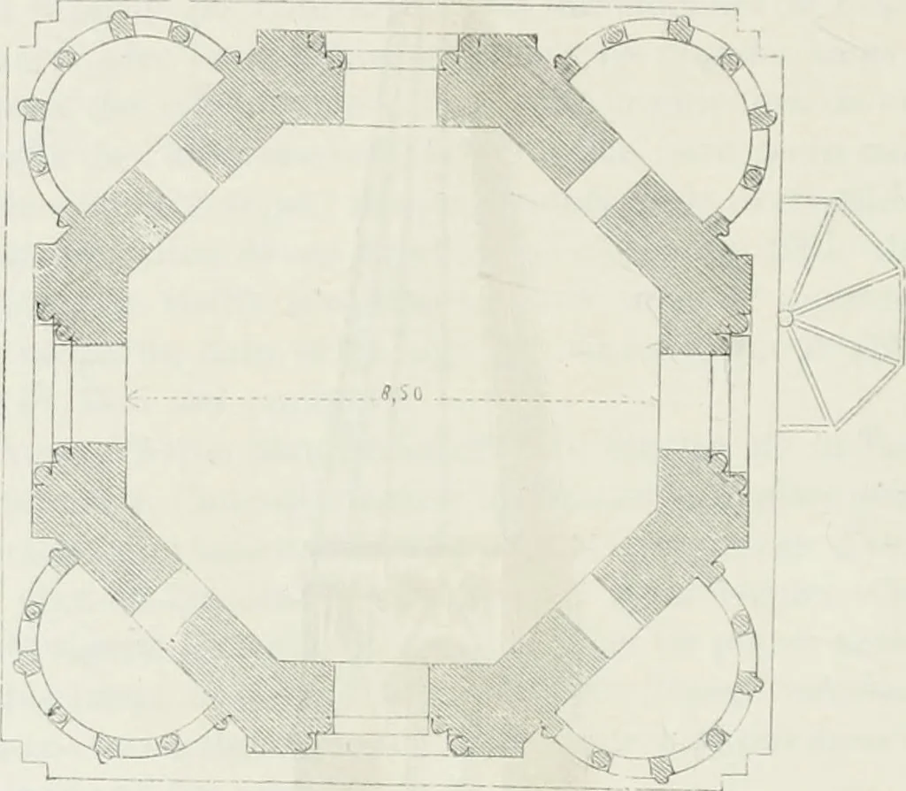 An illustration from Dictionnaire raisonné de l'architecture française du XIe au XVIe siècle, 1875, leaf 367