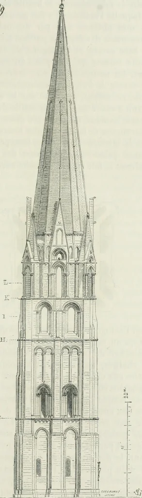 An illustration from Dictionnaire raisonné de l'architecture française du XIe au XVIe siècle, 1875, leaf 370