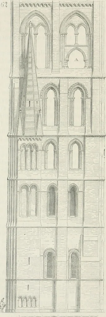 An illustration from Dictionnaire raisonné de l'architecture française du XIe au XVIe siècle, 1875, leaf 379