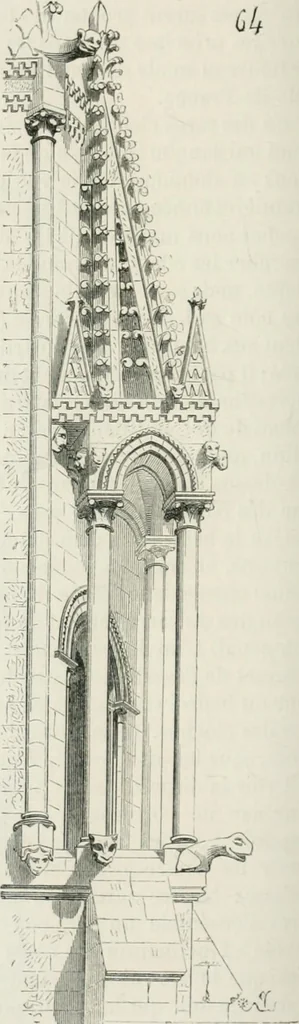 An illustration from Dictionnaire raisonné de l'architecture française du XIe au XVIe siècle, 1875, leaf 381