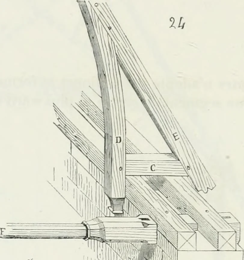 An illustration from Dictionnaire raisonné de l'architecture française du XIe au XVIe siècle, 1875, leaf 39