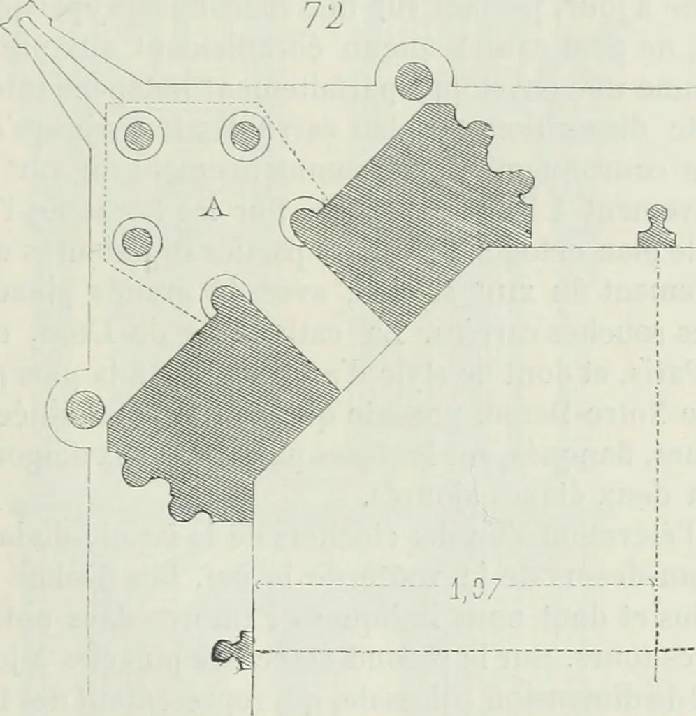An illustration from Dictionnaire raisonné de l'architecture française du XIe au XVIe siècle, 1875, leaf 394