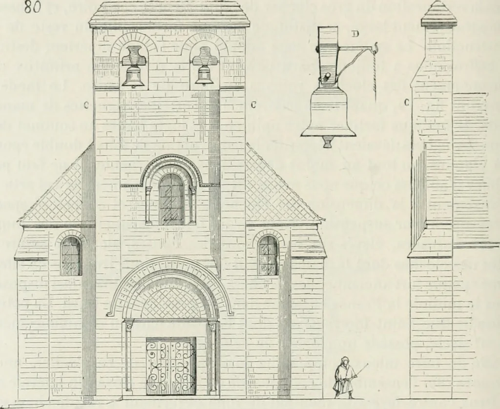 An illustration from Dictionnaire raisonné de l'architecture française du XIe au XVIe siècle, 1875, leaf 409