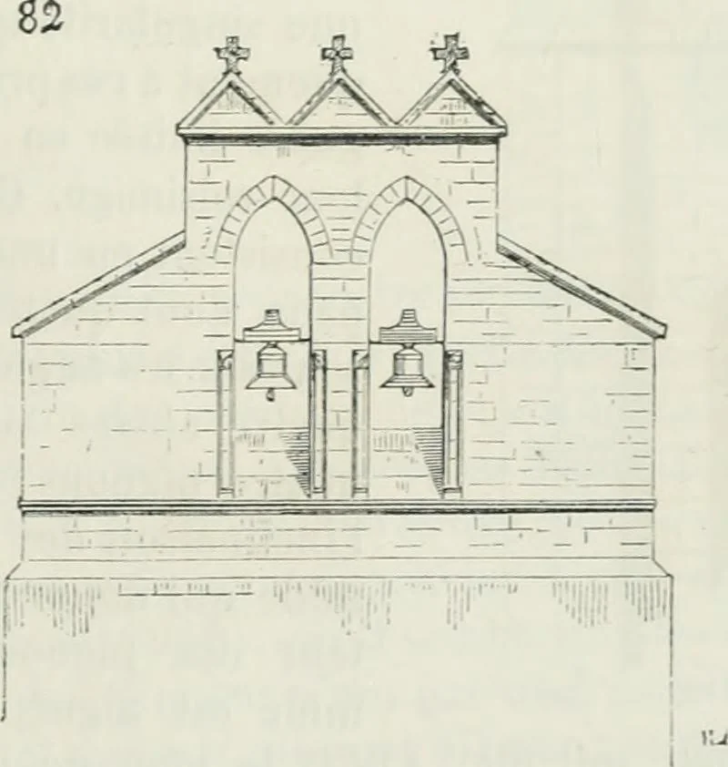 An illustration from Dictionnaire raisonné de l'architecture française du XIe au XVIe siècle, 1875, leaf 410