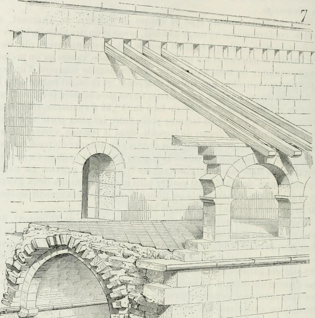 An illustration from Dictionnaire raisonné de l'architecture française du XIe au XVIe siècle, 1875, leaf 431