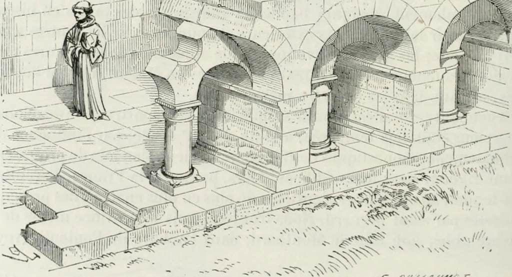 An illustration from Dictionnaire raisonné de l'architecture française du XIe au XVIe siècle, 1875, leaf 431
