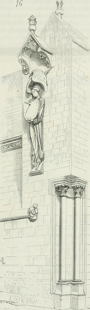 An illustration from Dictionnaire raisonné de l'architecture française du XIe au XVIe siècle, 1875, leaf 440